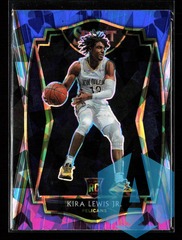 2020-21 Panini Select Blue White Purple Cracked Ice Kira Lewis Jr. #178 Pelicans